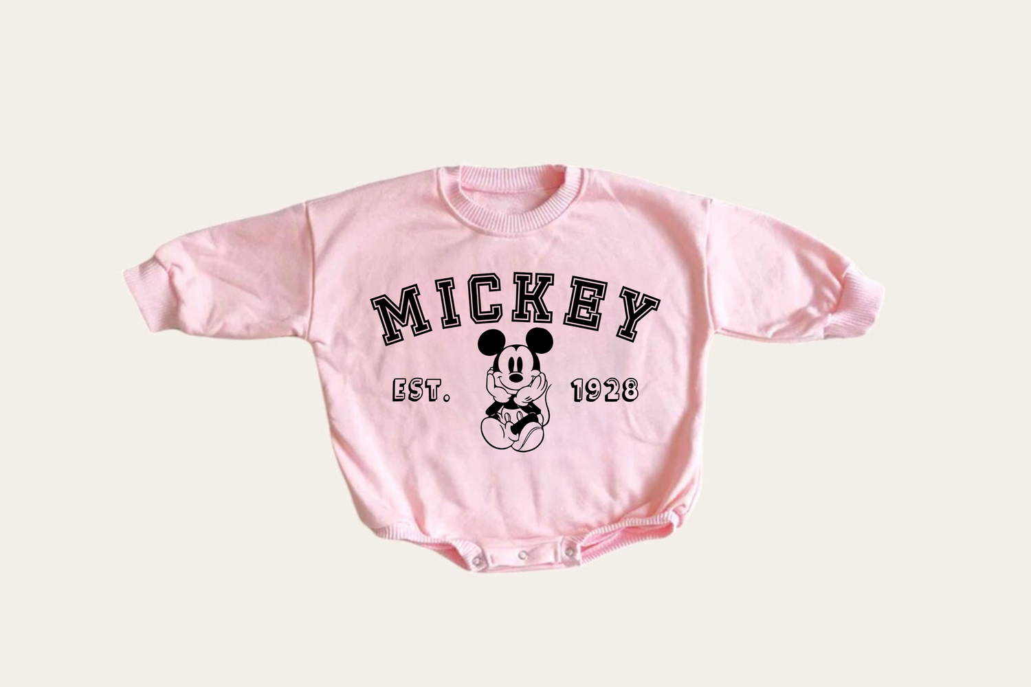 Mama & Mini matching Baby Mouse Sweatshirt Romper bodysuit & Crewneck Hippo Boutique