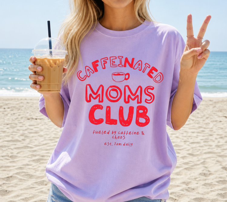 Cropped Top & T-Shirts - Caffeinated Moms Club Hippo Boutique