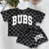 Bubs Baby & toddler checkered shorts and t-shirt outfit Hippo Boutique