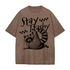Oversized Acid Washed Raccoon T-Shirt Hippo Boutique
