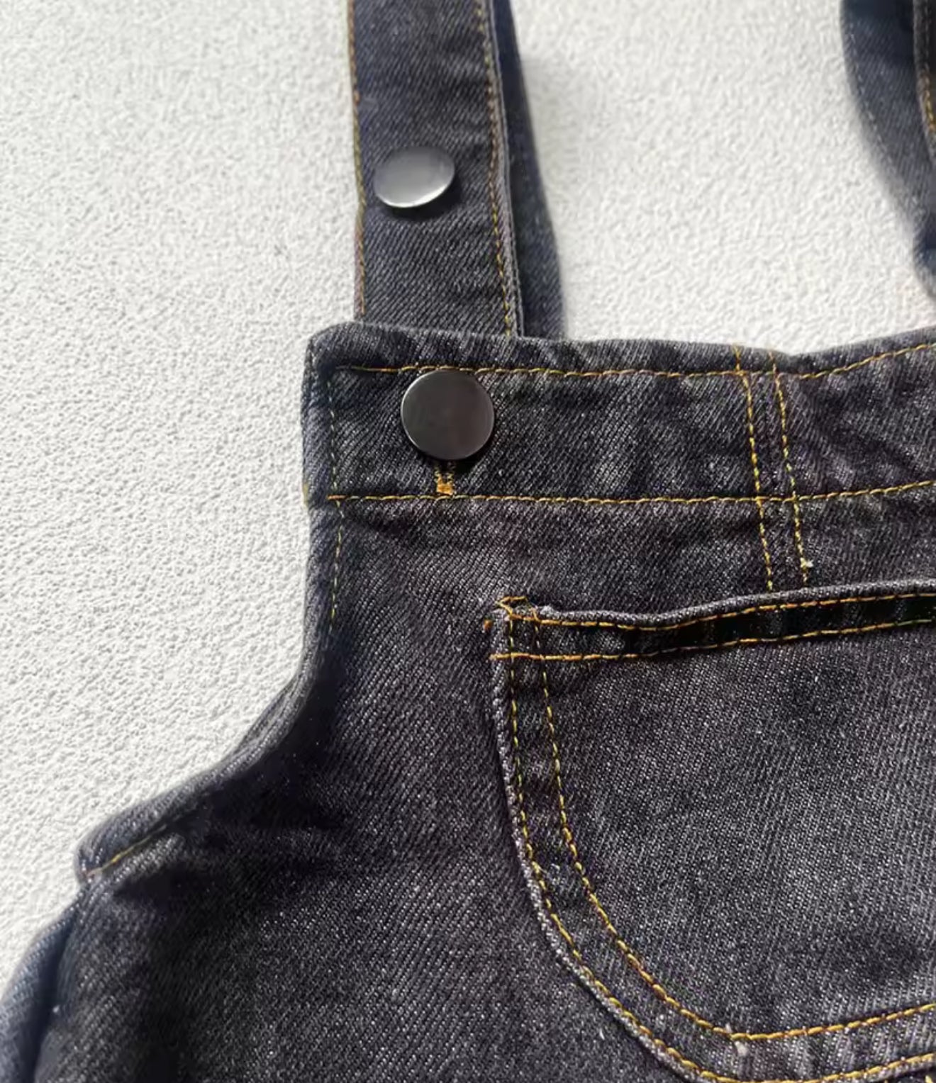 Baby & Toddler Denim Coveralls Hippo Boutique