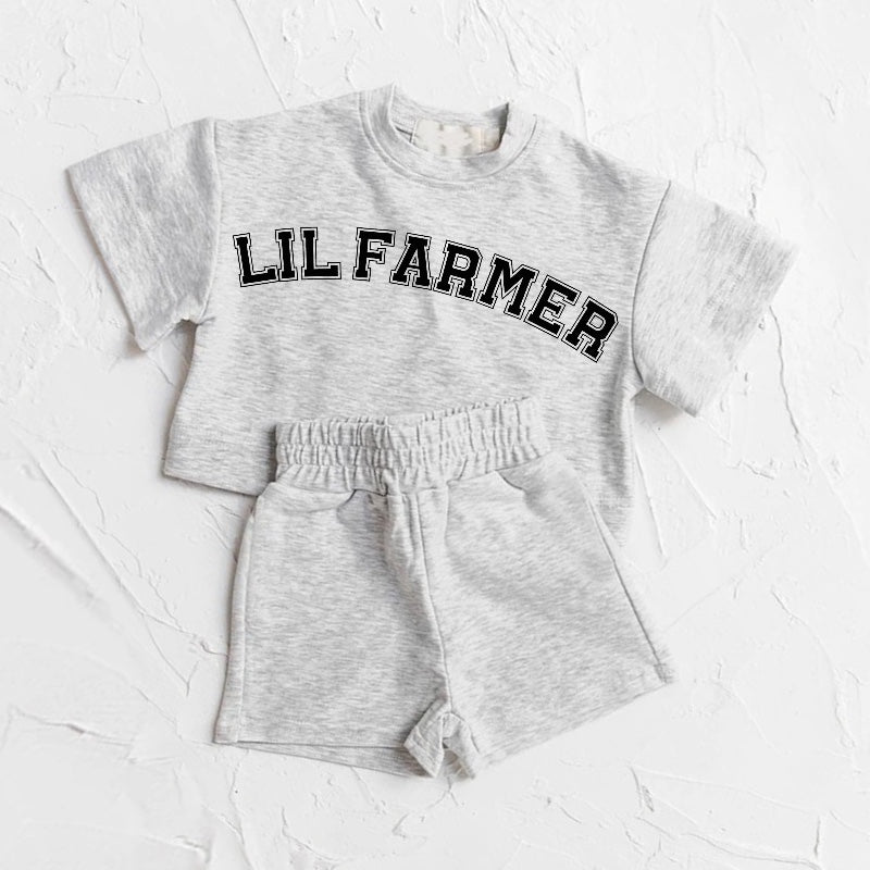 Little Farmer Baby Boy T-Shirt & Shorts Set Hippo Boutique