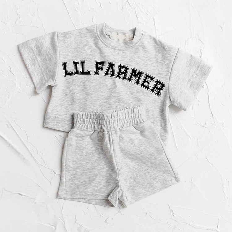 Little Farmer Baby Boy T-Shirt & Shorts Set Hippo Boutique