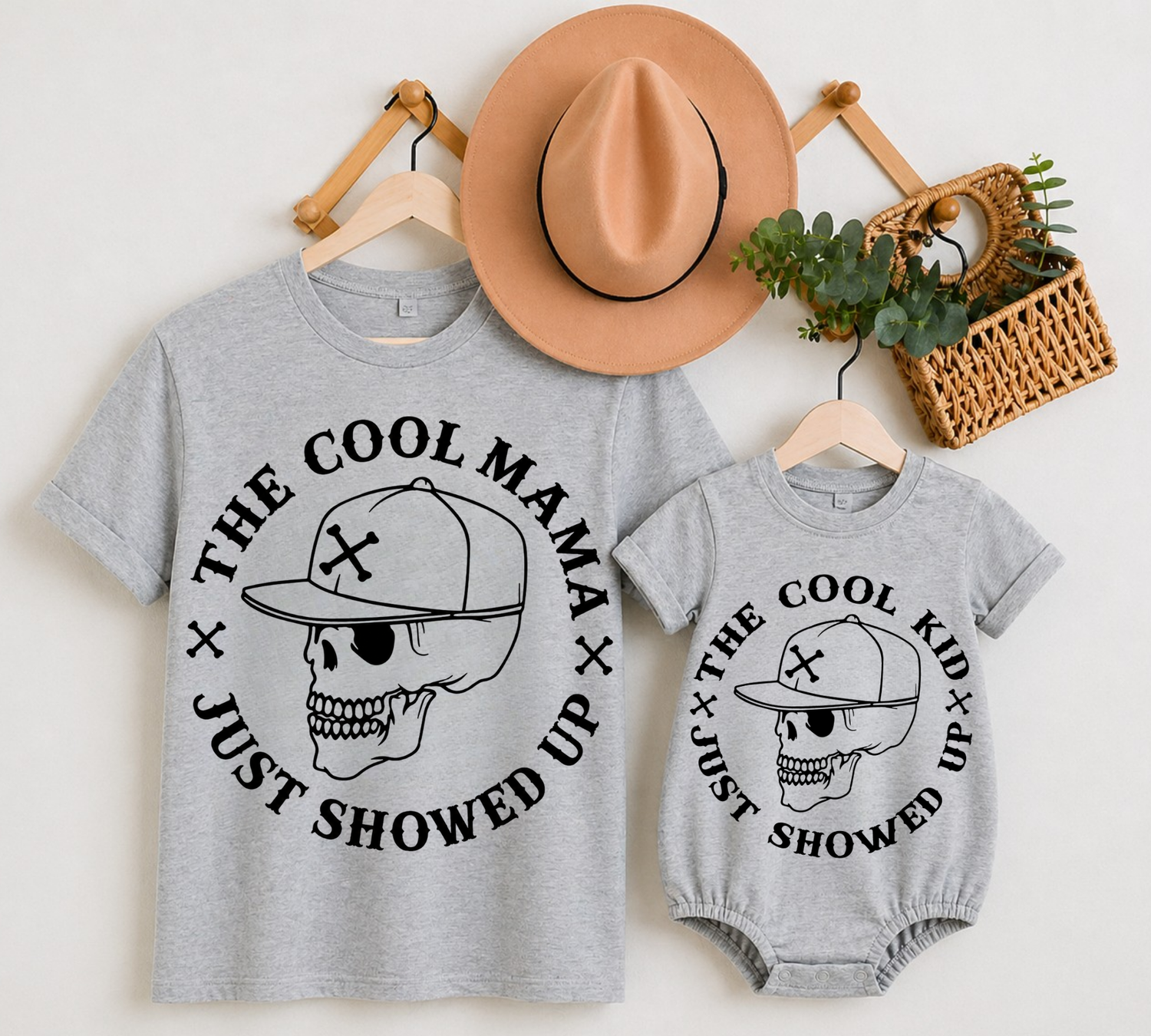 Mama & Mini Matching T-Shirts & Romper - Cool Kid Hippo Boutique