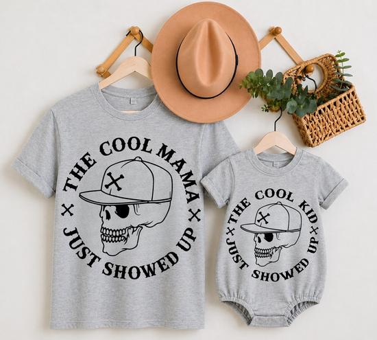 Mama & Mini Matching T-Shirts & Romper - Cool Kid Hippo Boutique