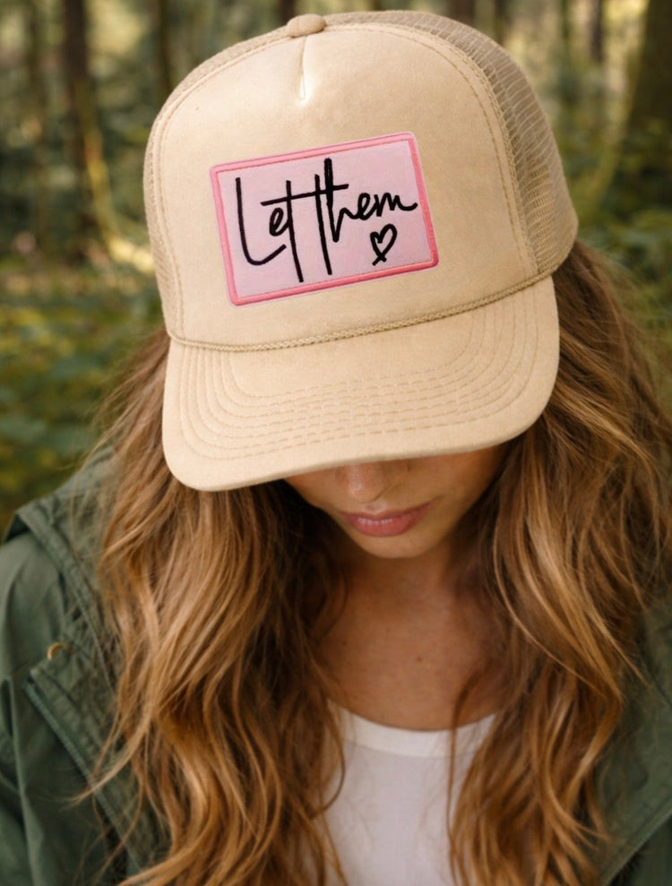 Let Them Trucker Mesh Hats Hippo Boutique