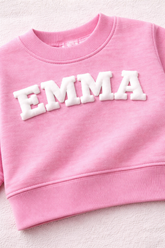 Newborn Baby Outfit Custom Puff Name Hippo Boutique