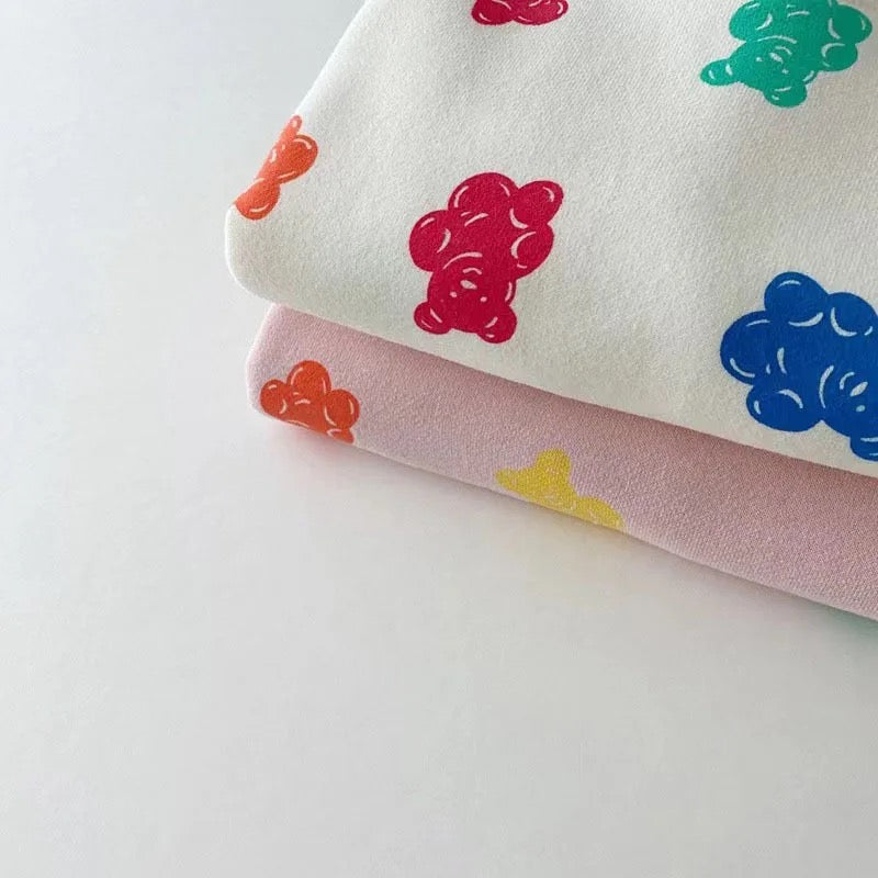 Baby & Toddler Teddy Bear Sweatshirt Outfit Hippo Boutique