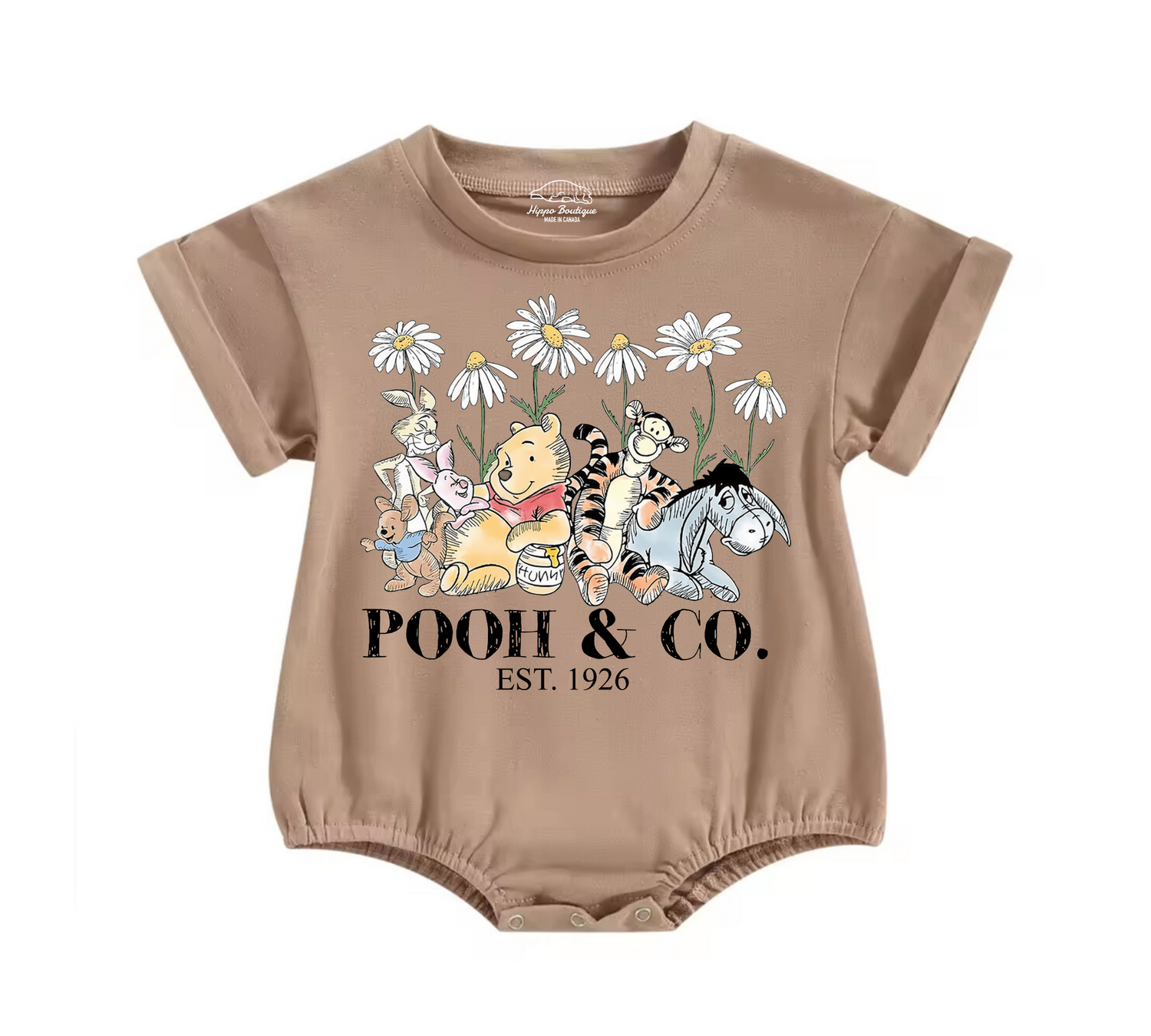 Pooh Baby & toddler Boy t-shirt bubble Romper Hippo Boutique