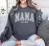 (Copy) Glitter Mama Sweatshirt with children’s name on sleeve Hippo Boutique