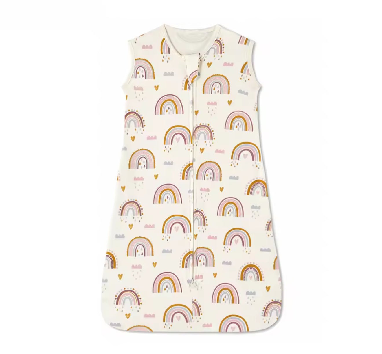 Newborn Baby 100% Organic Cotton Sleep sack - 1 Tog Hippo Boutique