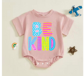 Baby romper tshirt bodysuit - Be Kind Hippo Boutique