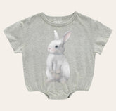 Bunny Baby t-shirt Bubble Romper Hippo Boutique