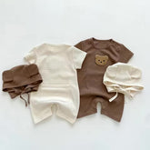 Bear Romper Bodysuit with Hat Hippo Boutique