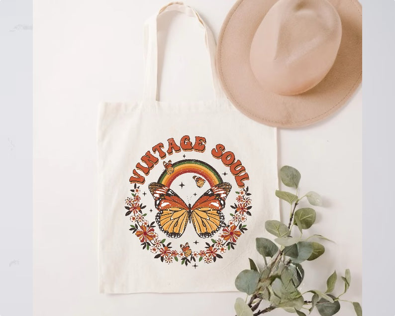 Vintage Soul Tote Bag Hippo Boutique