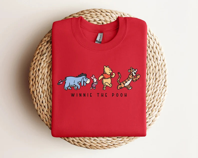 Pooh Crewneck Sweatshirts Hippo Boutique