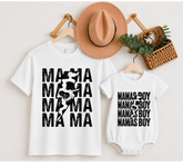 Mama & Mini Matching T-Shirts & Romper - Mama’s Boy Hippo Boutique