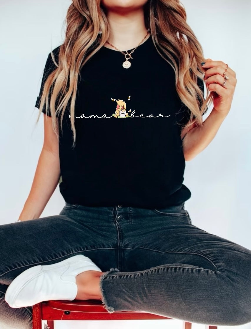 Mama Bear Women’s T-Shirts Hippo Boutique