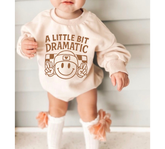 Soft warm fleece oversized Romper - A Little Bit Dramatic Hippo Boutique