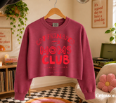 Cropped Sweatshirt - Caffeinated Moms Club Hippo Boutique