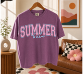 Cropped Top & T-Shirts - Summer Babe Hippo Boutique