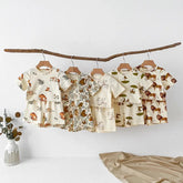 Toddler Forest Animals shorts and t-shirt outfit Hippo Boutique