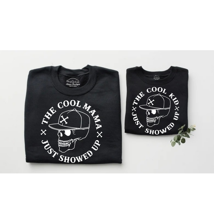 Mama & Mini Matching Sweatshirts - Cool kid Hippo Boutique