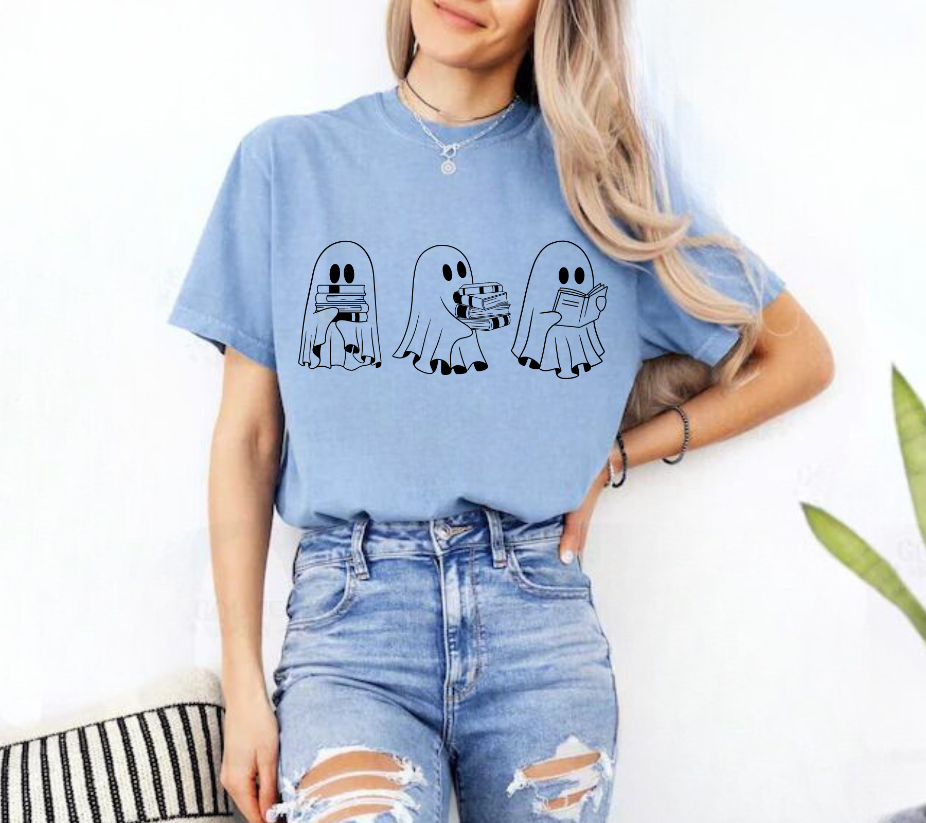 Floral Ghost T-Shirt Hippo Boutique