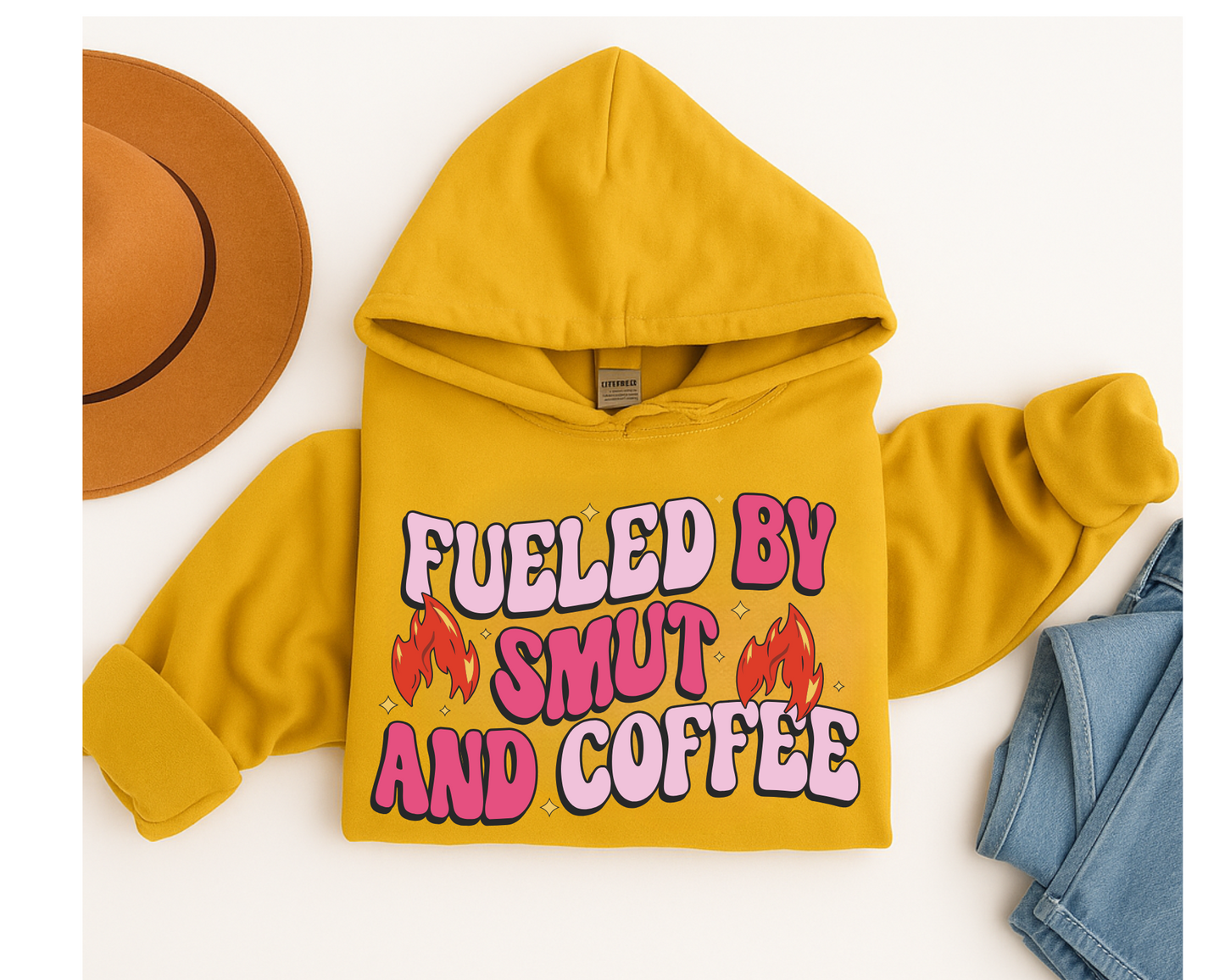 Bookish Sweatshirts & Hoodies - Fueled by Smut & Coffee