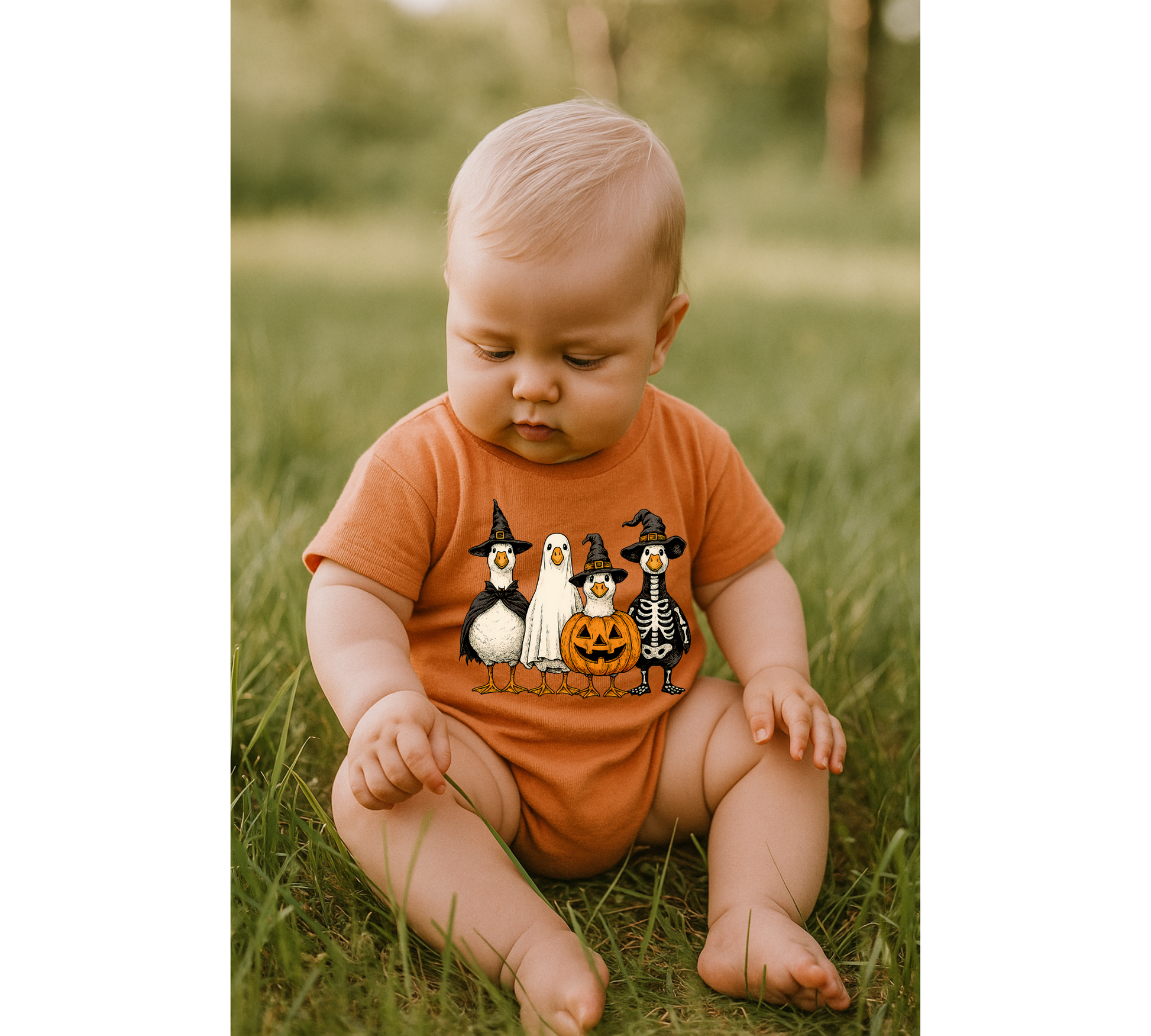 Halloween Duck Baby t-shirt Bubble Romper Hippo Boutique
