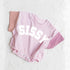 Sissy baby Color Block T-Shirt Bubble Romper Hippo Boutique