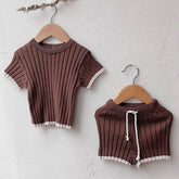 Baby & Toddler Waffle Knit Cotton Summer Outfit Sets Hippo Boutique