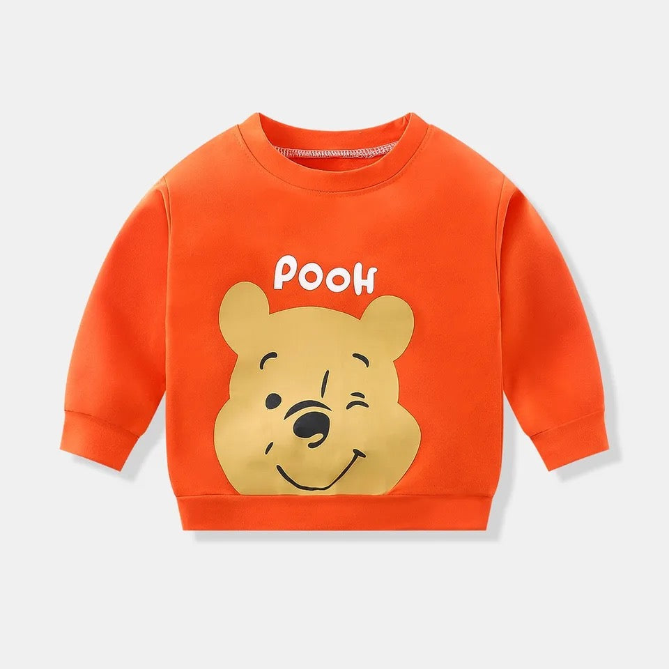 Cartoon Print Sweatshirts Hippo Boutique