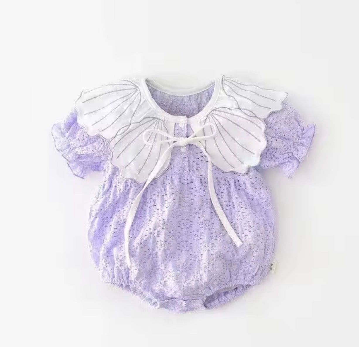 Violet Ruffled Romper Dress Hippo Boutique