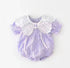 Violet Ruffled Romper Dress Hippo Boutique