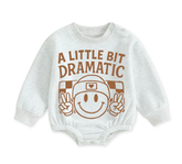 Soft warm fleece oversized Romper - A Little Bit Dramatic Hippo Boutique