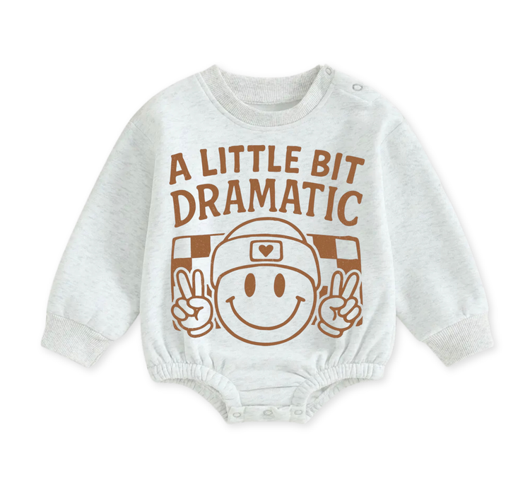 Soft warm fleece oversized Romper - A Little Bit Dramatic Hippo Boutique