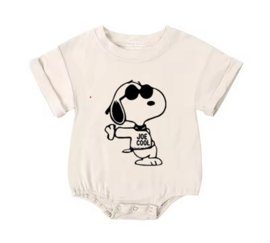 Dog Baby t-shirt bubble Romper Hippo Boutique