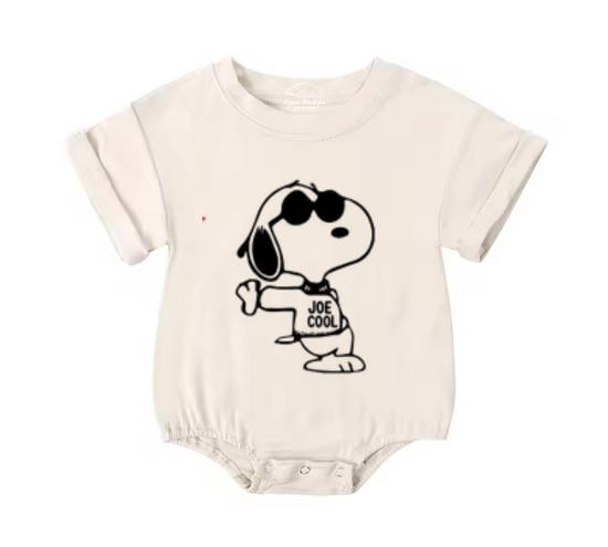 Dog Baby t-shirt bubble Romper Hippo Boutique