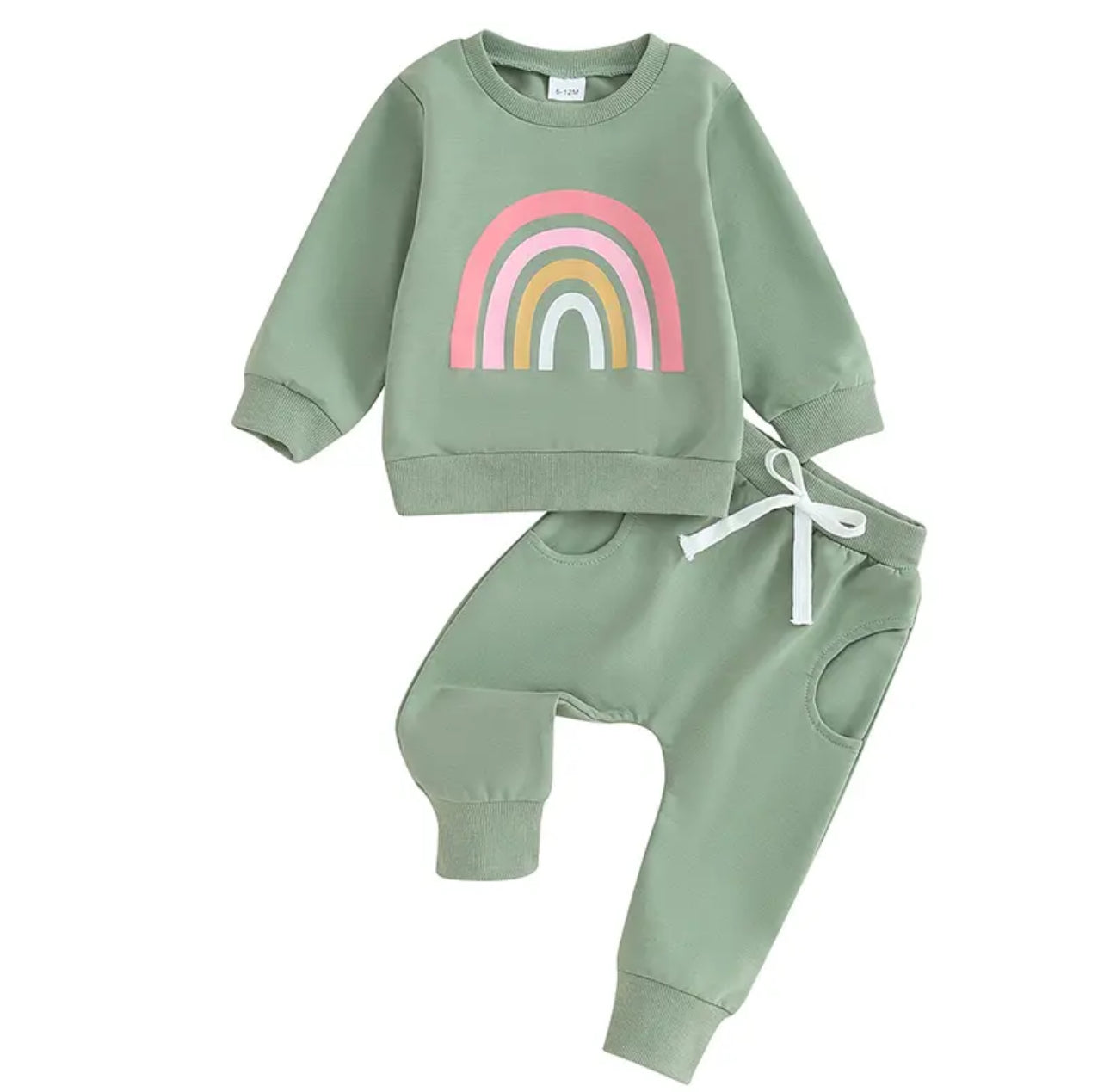 Baby & Toddler Rainbow Outfit Hippo Boutique