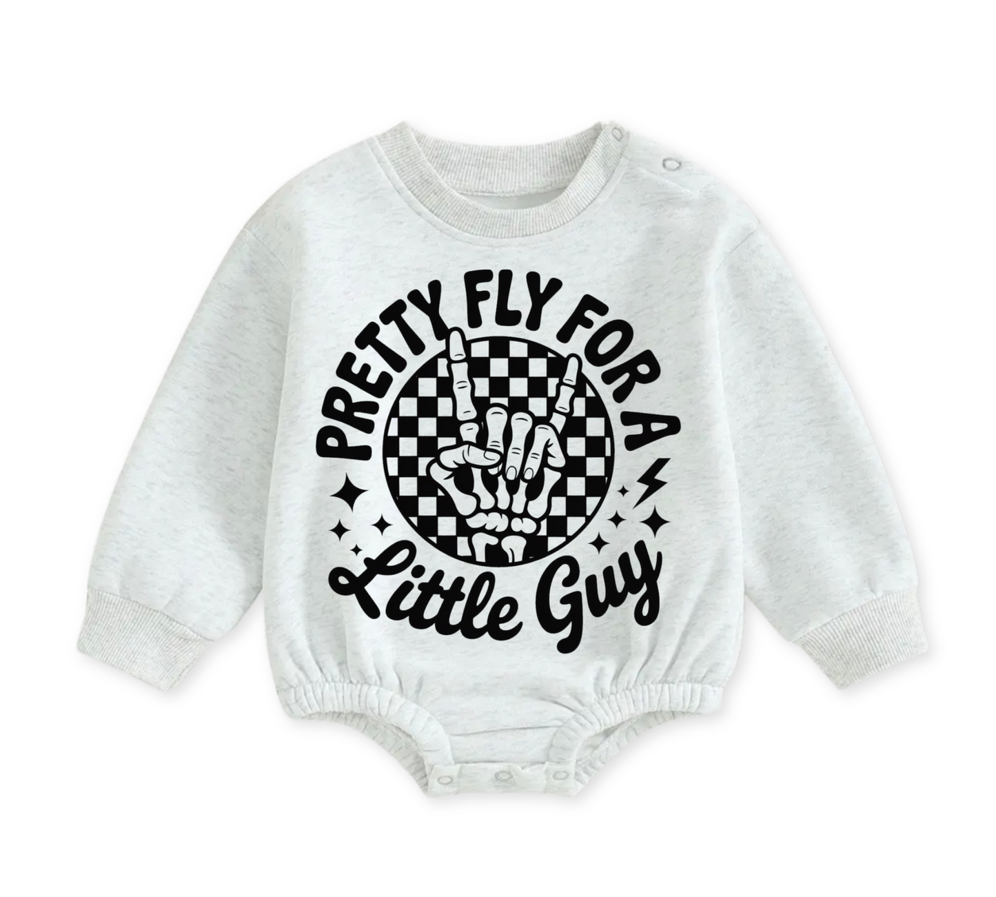 Soft warm fleece oversized Romper - Pretty Fly