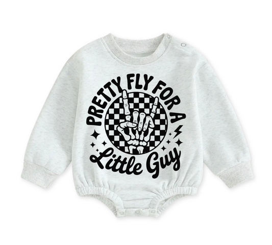 Soft warm fleece oversized Romper - Pretty Fly