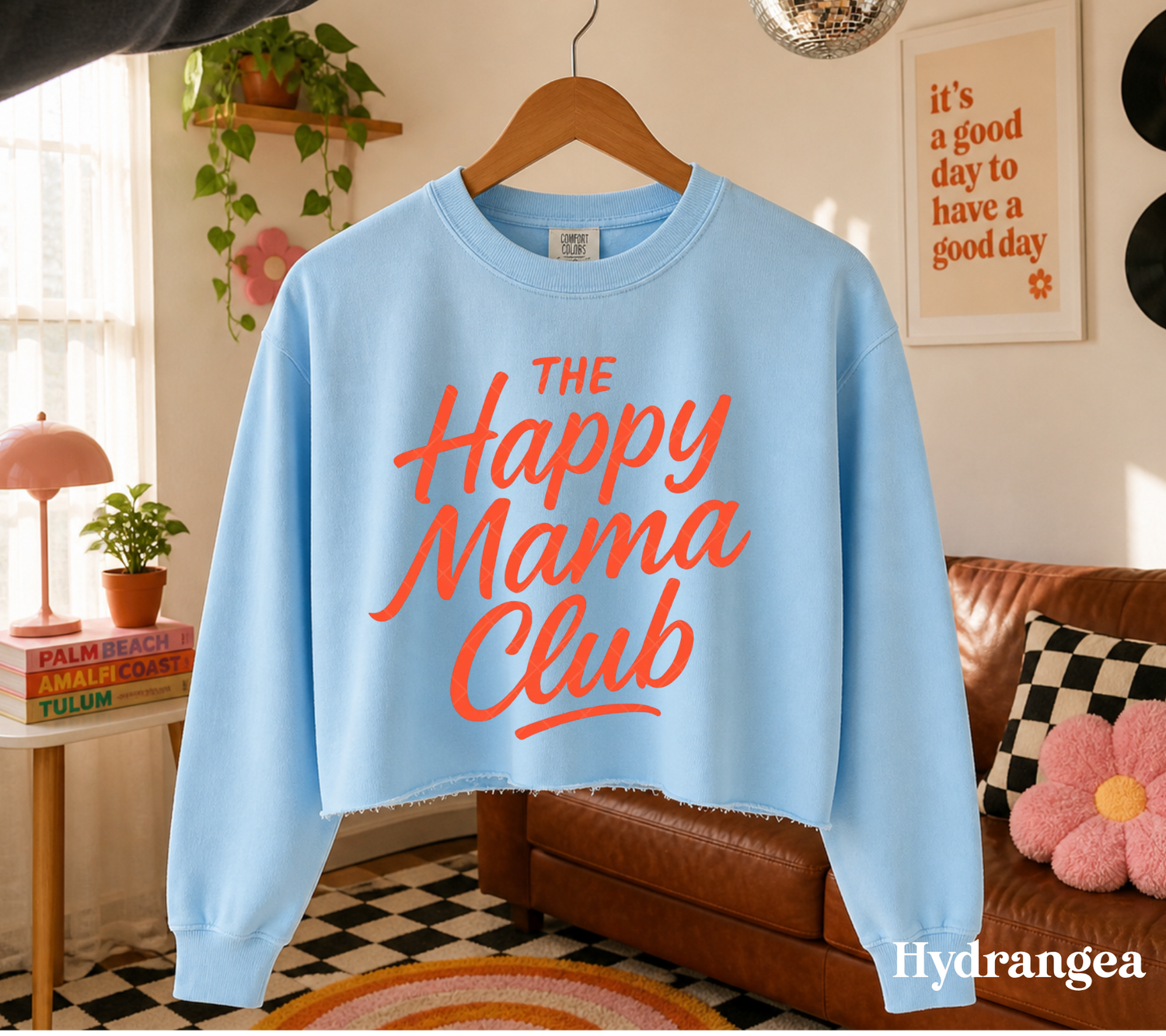 Cropped Sweatshirt - The happy mama club Hippo Boutique