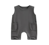 Baby & toddler sleeveless romper bodysuit Hippo Boutique
