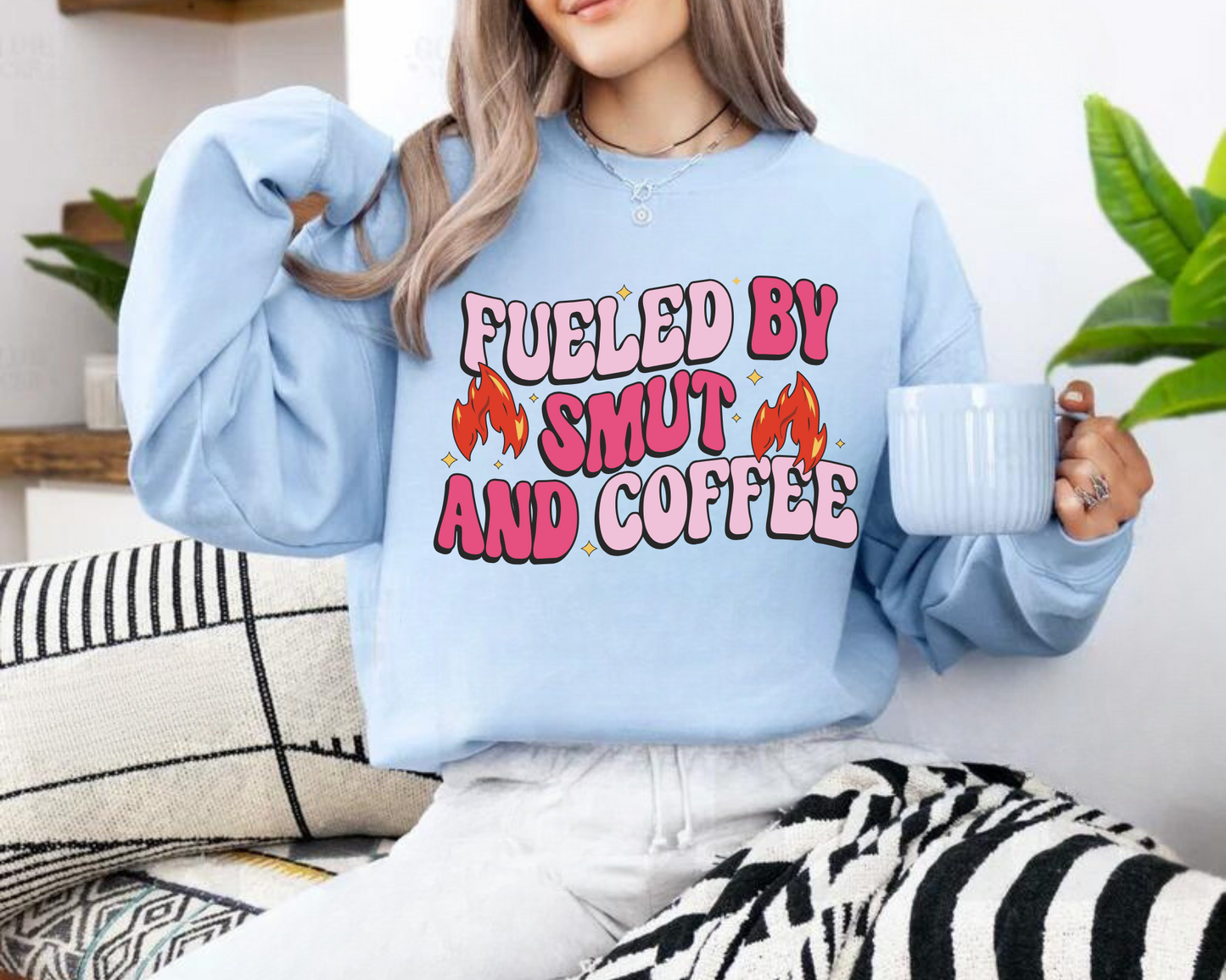 Bookish Sweatshirts & Hoodies - Fueled by Smut & Coffee