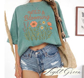 Wild & Blooming Floral Women’s T-Shirt Hippo Boutique