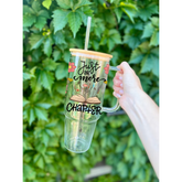 Just One More Chapter Bookish Glass Tumbler Cups Hippo Boutique