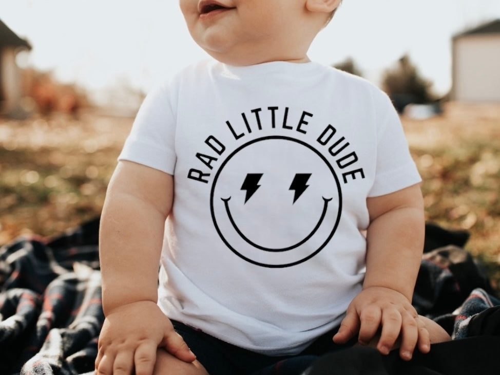 Rad Little Dude Baby & Toddler tshirt Hippo Boutique