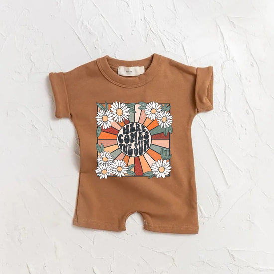 Here Comes The Sun romper bodysuit Hippo Boutique