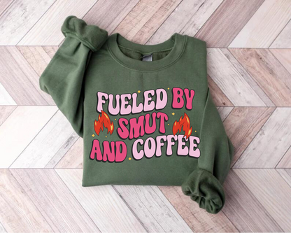 Bookish Sweatshirts & Hoodies - Fueled by Smut & Coffee